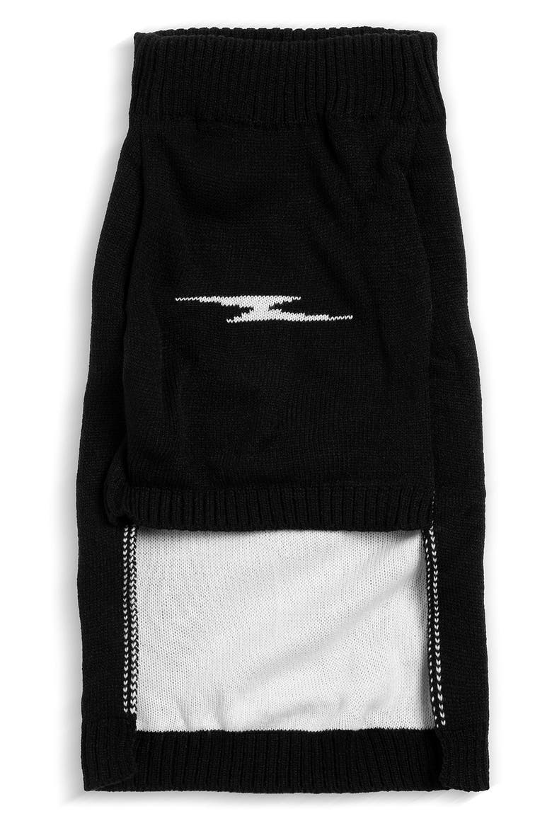 Logo Jacquard Dog Sweater, Alternate, color, BLACK