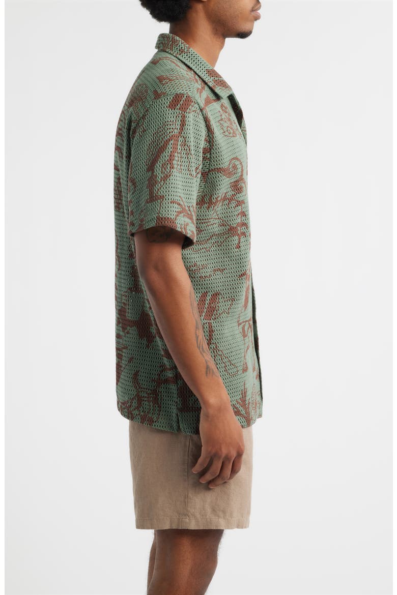 Poplan Camp Shirt, Alternate, color, GREEN
