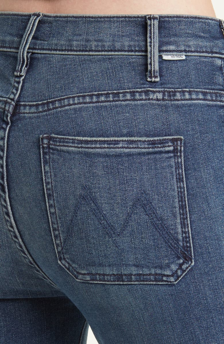 MOTHER The Hustler Patch Pocket High Waist Ankle Flare Jeans, Alternate, color, Healing Jar