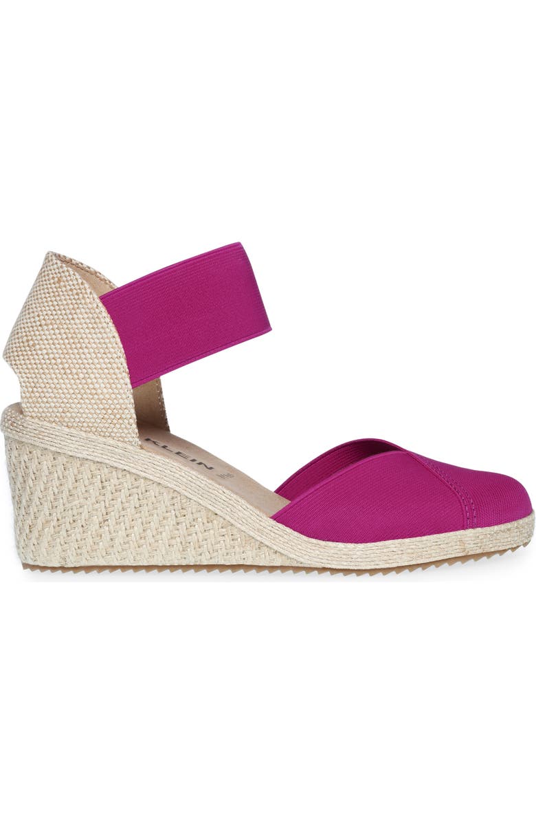 Anne Klein Zoey Wedge Sandal, Alternate, color, Fuschia