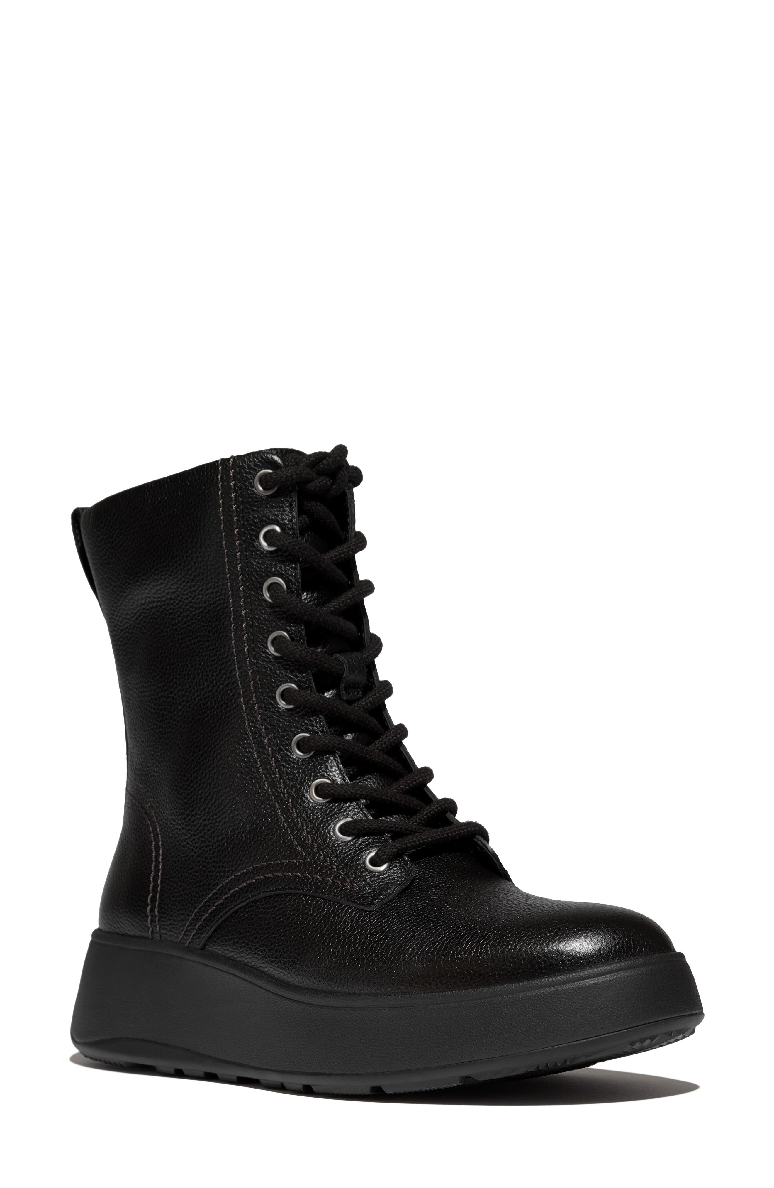 F-Mode Stitch Leather Boot