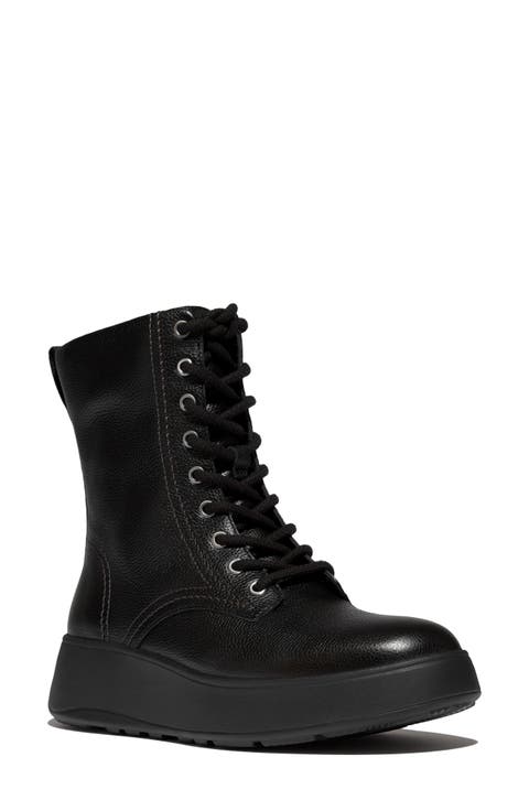 F-Mode Stitch Leather Boot