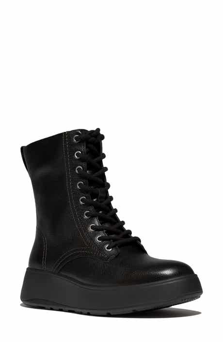 F-Mode Stitch Leather Boot