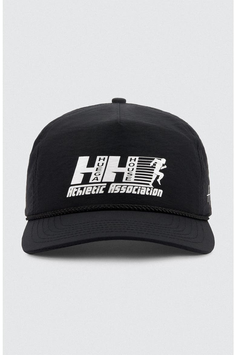 Warm Up Nylon Hat, Main, color, Black
