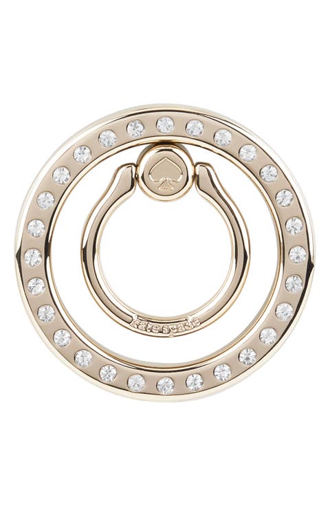 crystal stone magnetic ring stand