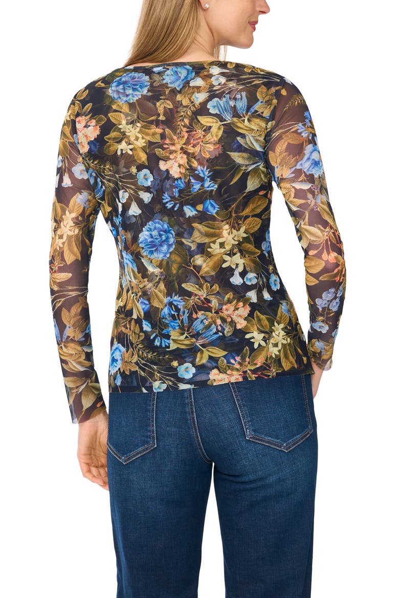 Long-sleeved Mesh Top, Alternate, color, INDIGO NIGHT
