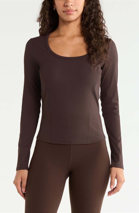 Long Sleeve Rib T-Shirt