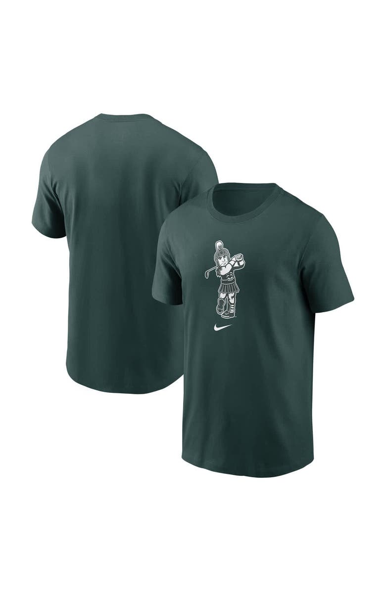 Nike Men's Nike Green Michigan State Spartans Golf Sparty Sport T-Shirt, Main, color, Green