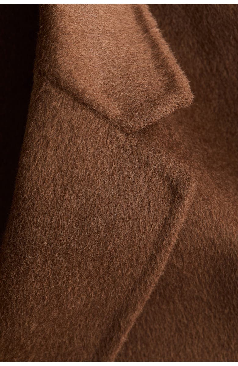 H&M Handmade wool-blend coat, Alternate, color, Brown