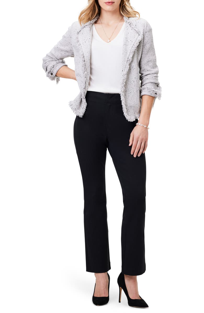 NIC+ZOE Plaza Demi Bootcut Ankle Pants, Alternate, color, Black Onyx