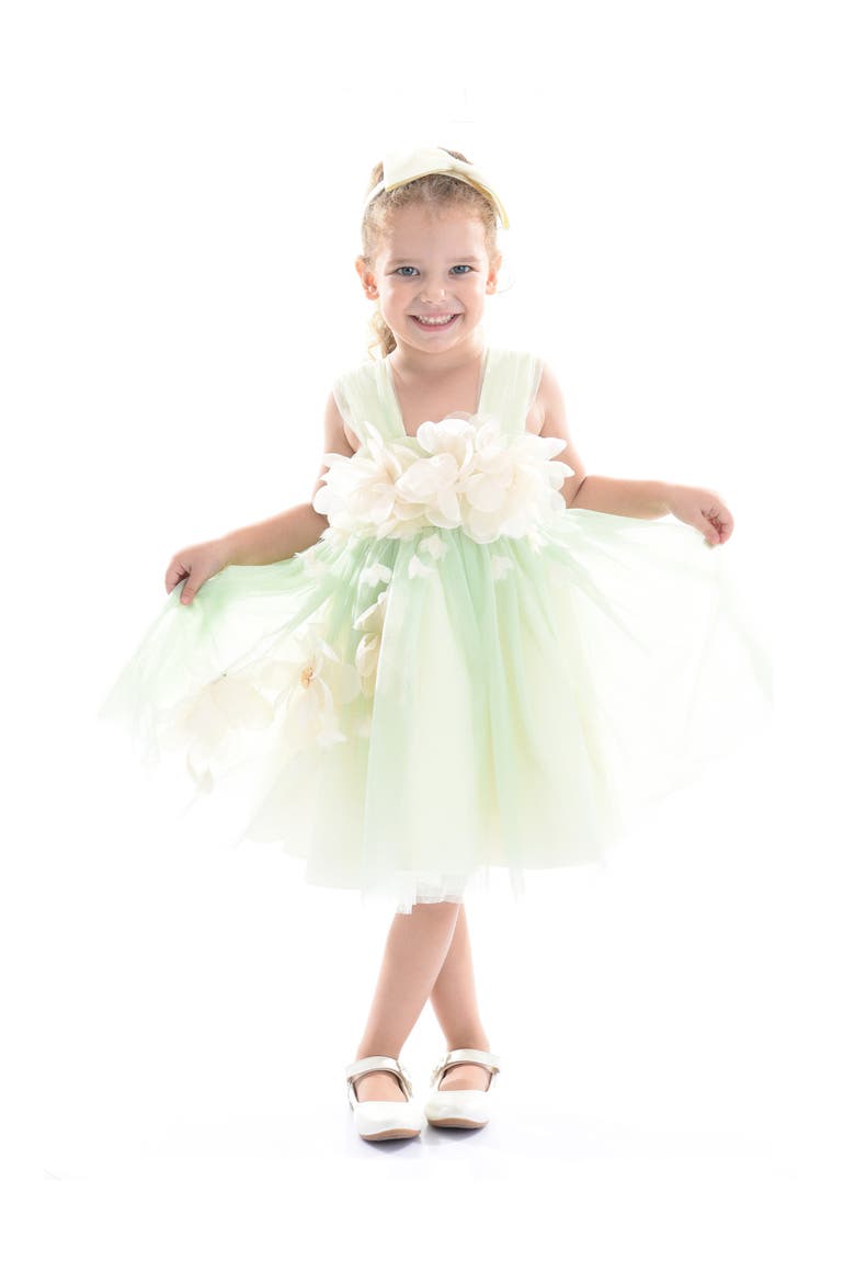 Kyra Floral Dress, Alternate, color, Green