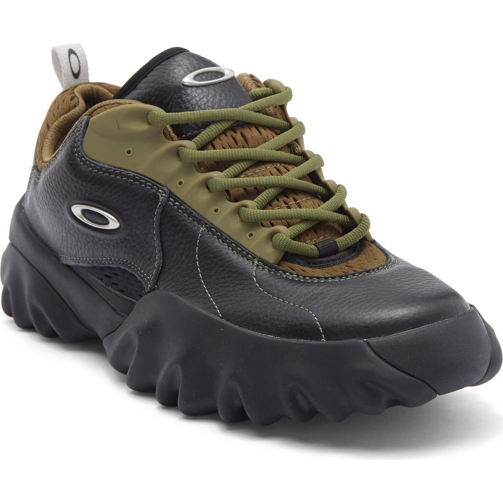 Oakley Factory Team Chop Saw Mixed Media Sneaker In Black