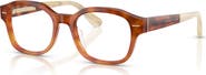 Brunello Cucinelli 50mm Rectangle optical glasses