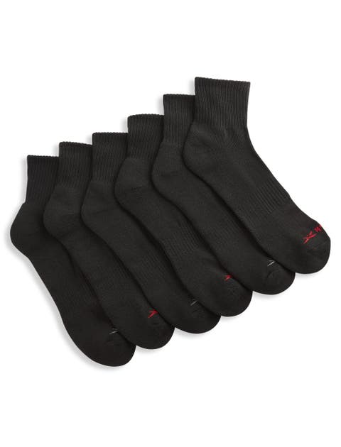 Big & Tall Vector 6-pk Quarter-Top Socks