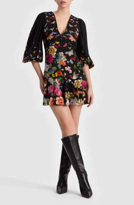 Irene Floral Long Sleeve Minidress