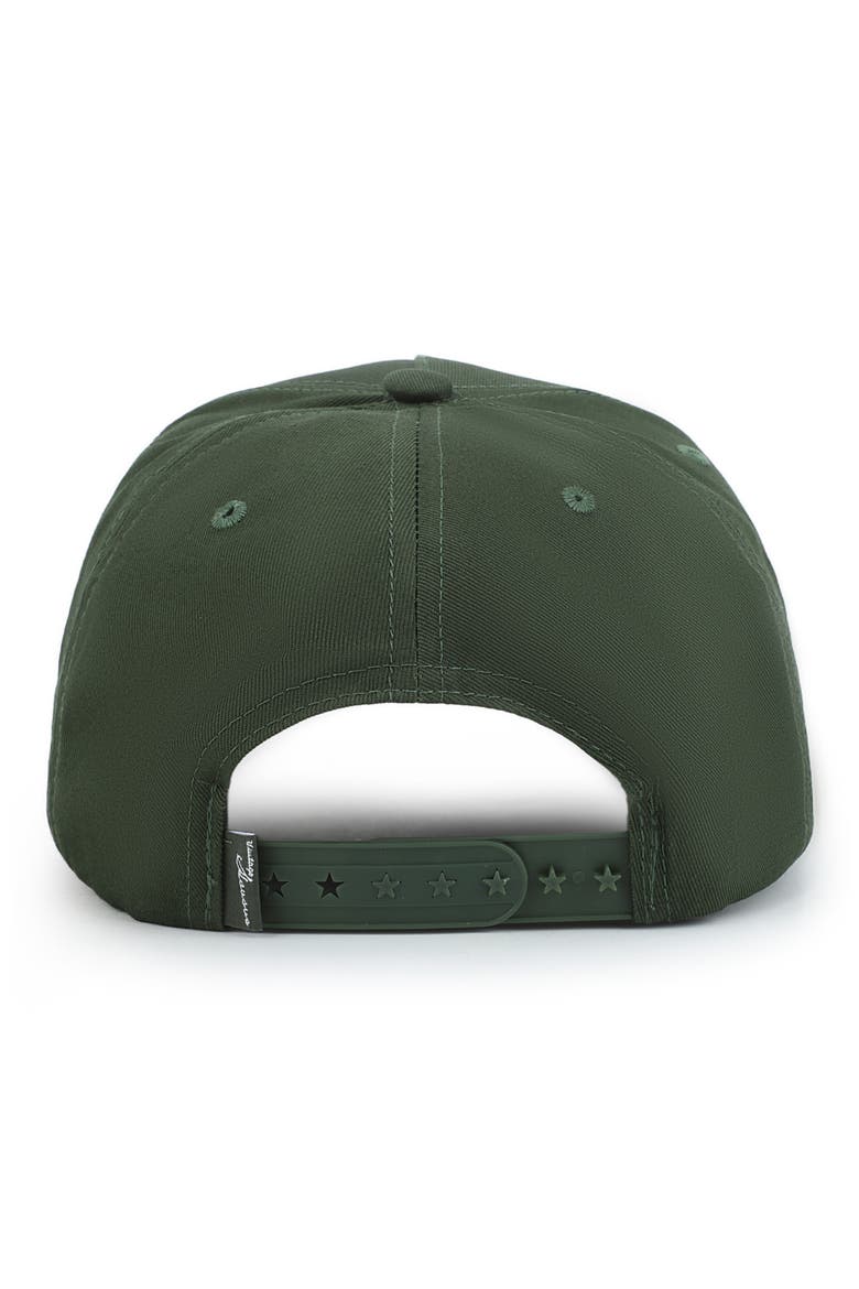 Silicone Patch Baseball Cap, Alternate, color, GREEN/ OFF WHITE