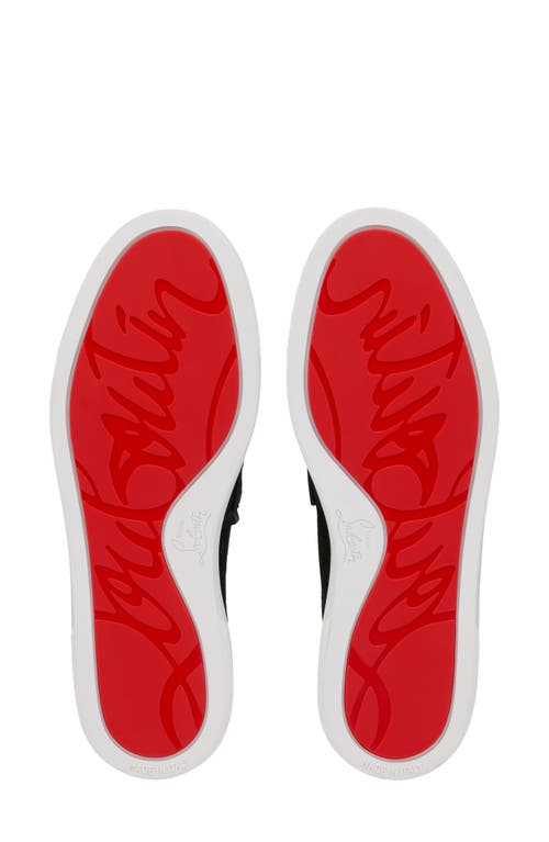 Christian Louboutin Chanme Sneaker Loafer Mule In Black