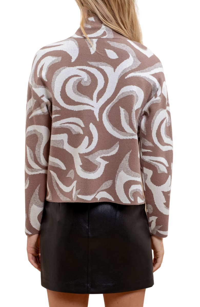 Blu Pepper Swirl Pullover Sweater, Alternate, color, Taupe Multi