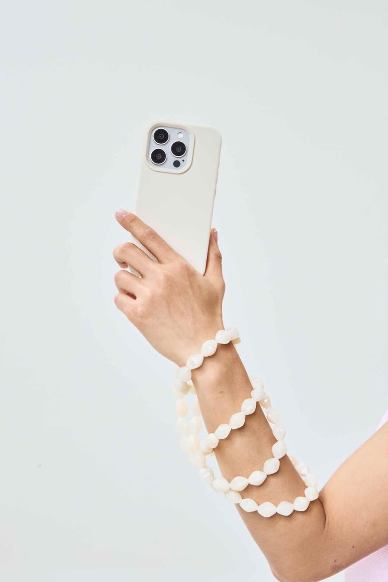 Valerie Phone Chain, Alternate, color, Ivory
