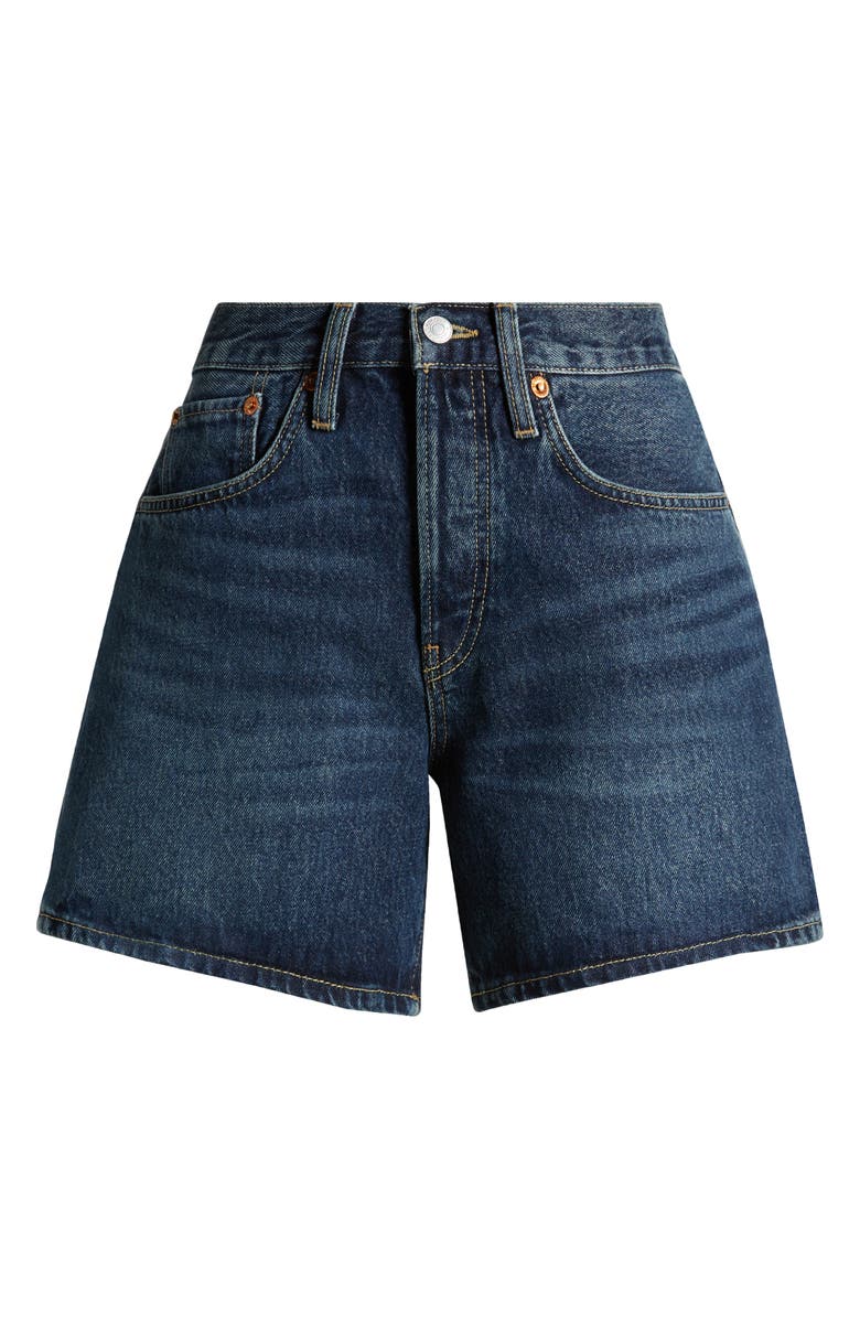 Re/Done Denim Shorts, Alternate, color, 