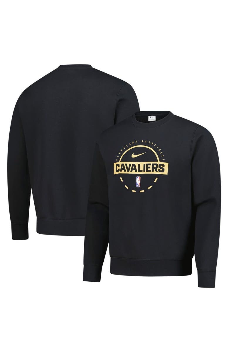 Nike Men's Nike  Black Cleveland Cavaliers 2025/26 Authentic Practice Club Sweatshirt, Main, color, Black