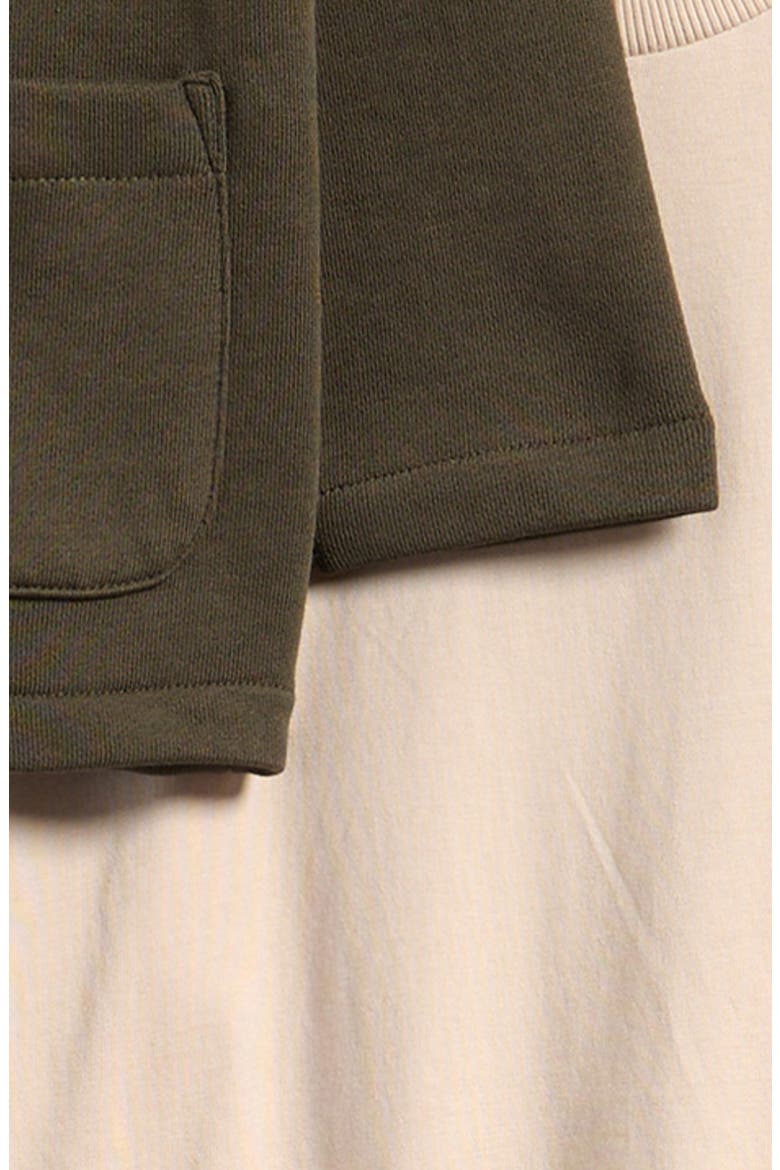 Kids' Jersey Jacket, T-Shirt & Joggers Set, Alternate, color, GREEN