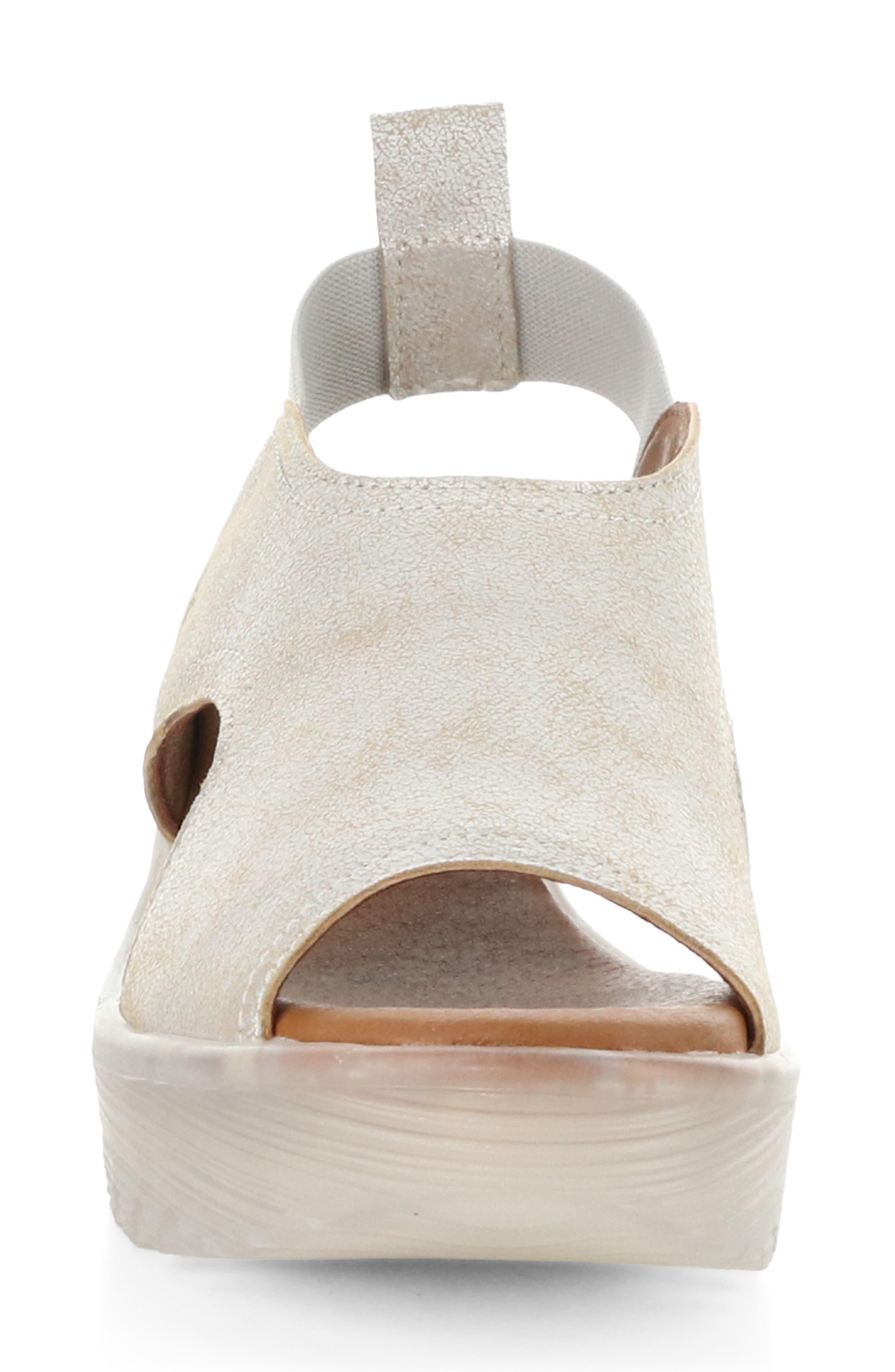 Liku Slingback Platform Wedge Sandal, Alternate, color, PEARL