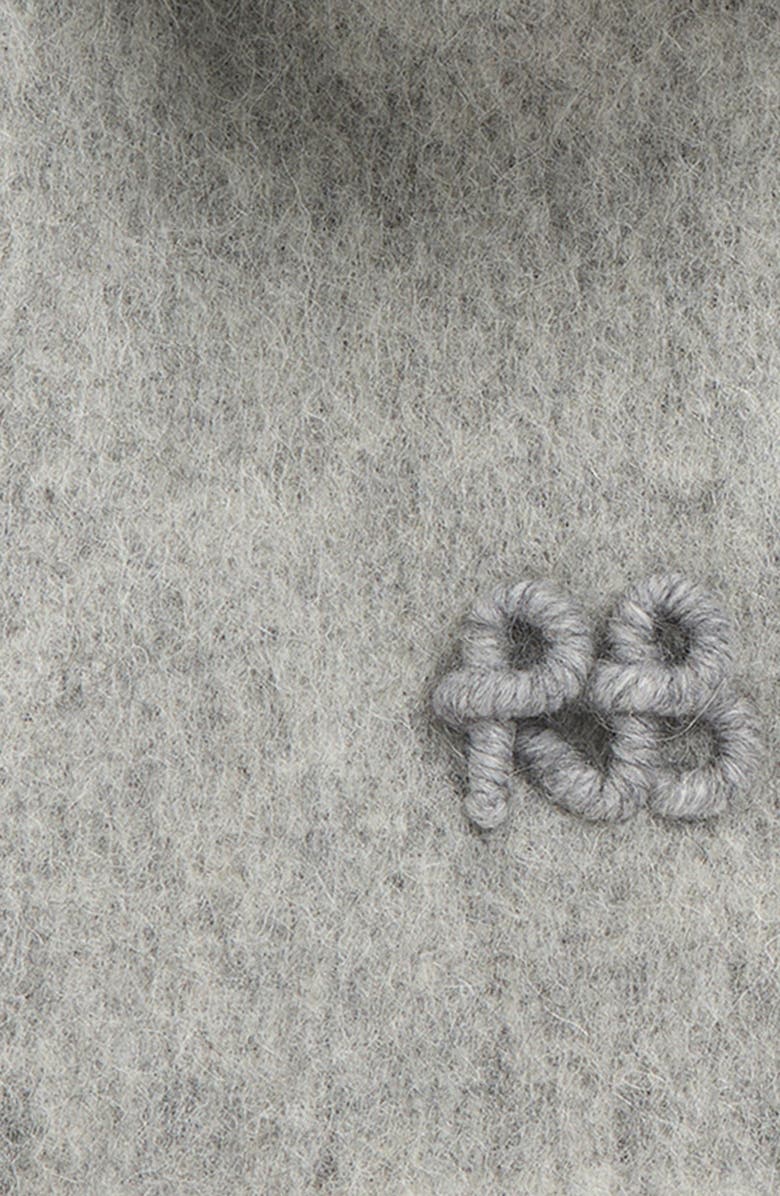 Ruslan Baginskiy RB Wool Blend Fringe Scarf, Alternate, color, Grey