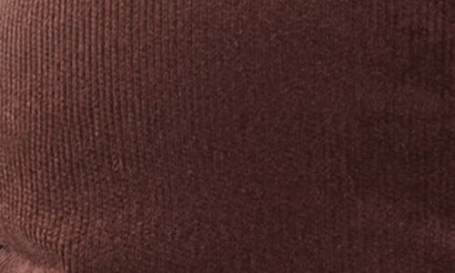 True Religion Corduroy Faux Shearling Lined Quilted Puffer Vest In Brown