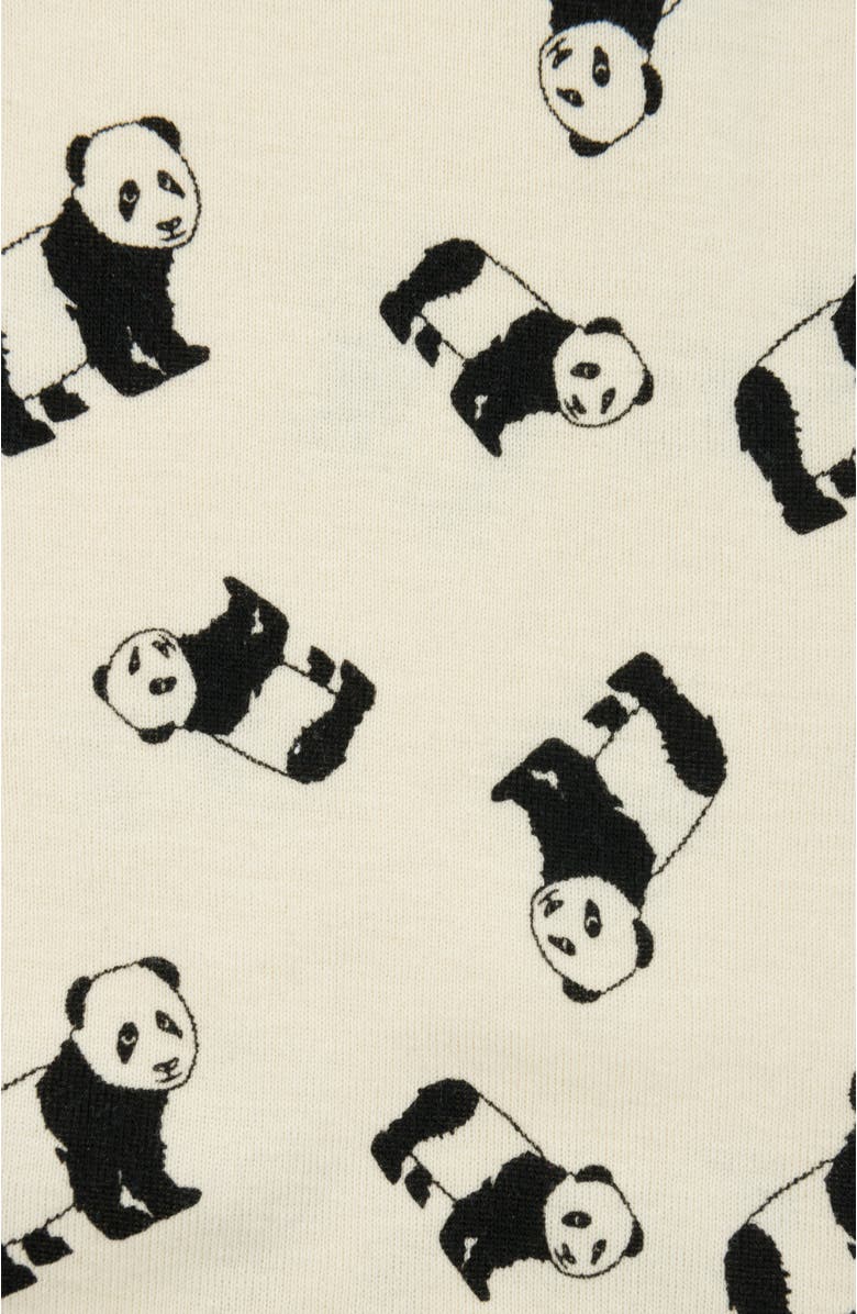 Leveret Two-Piece Cotton Printed Matching Family Pajamas, Animal Friends, Alternate, color, Panda
