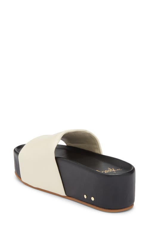 Beek Albatross Platform Slide Sandal In Eggshell