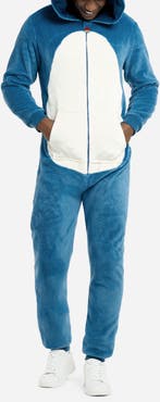 OppoSuits Snorlax Pokémon™ Long Sleeve Hooded Fleece Jumpsuit