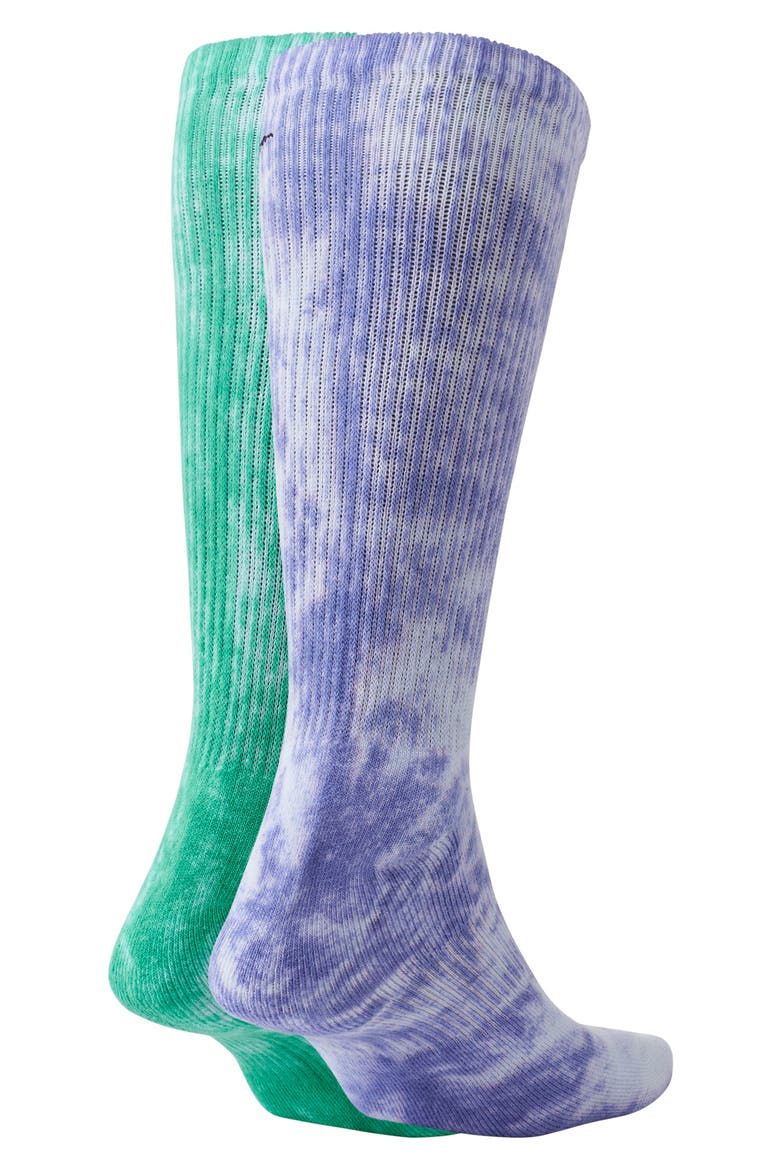 Dri-FIT 2-Pack Assorted Everyday Plus Athletic Socks, Alternate, color, MULTI-COLOR