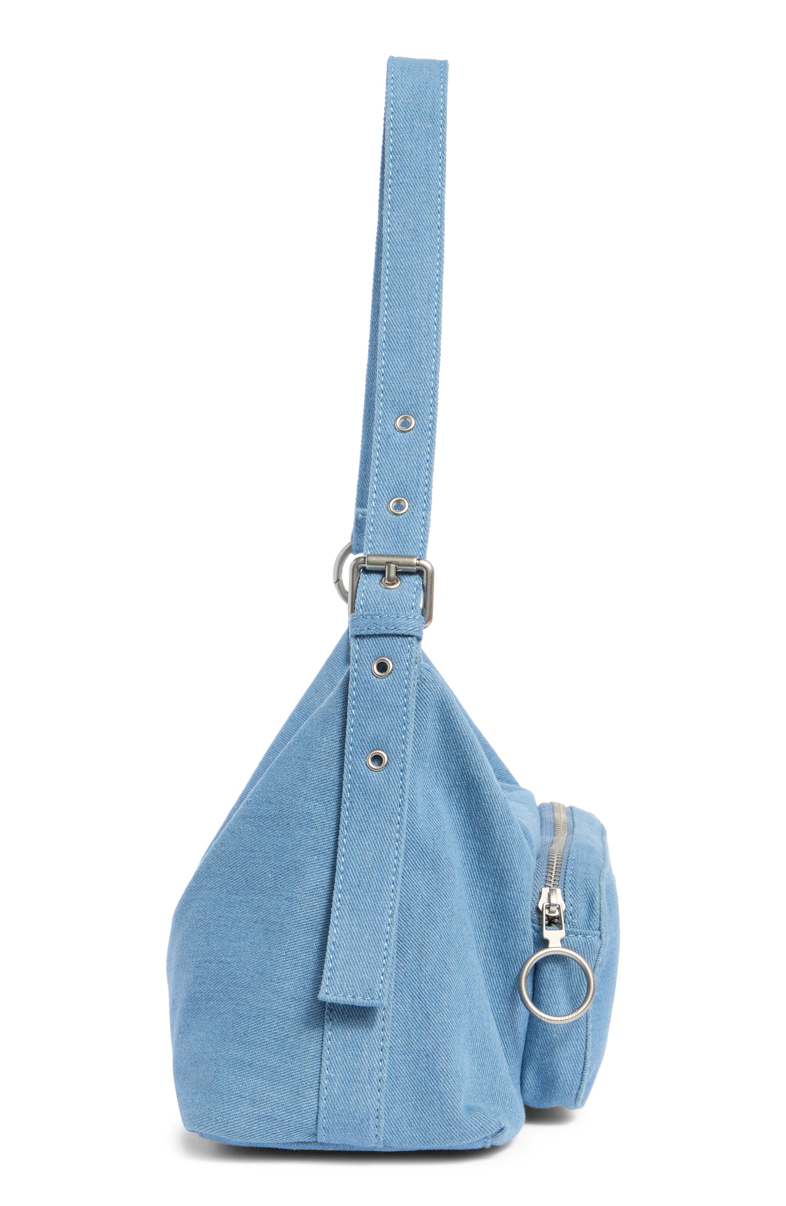 Dumbo Hobo Bag, Alternate, color, LIGHT BLUE
