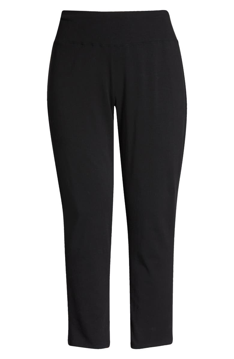 Eileen Fisher High Waist Slim Leg Pants, Alternate, color, 