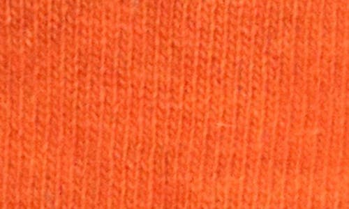 Portolano Pompom Wool Blend Gloves In Orange