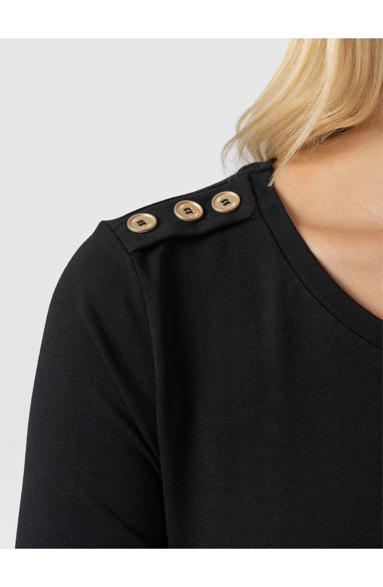 Saint + Sofia Runway Maxi Dress, Alternate, color, Black