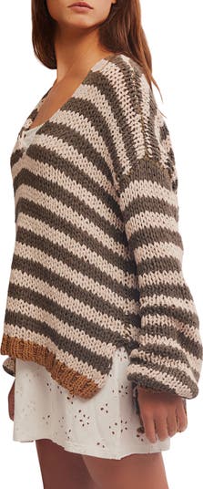 Portland Stripe Cotton Sweater