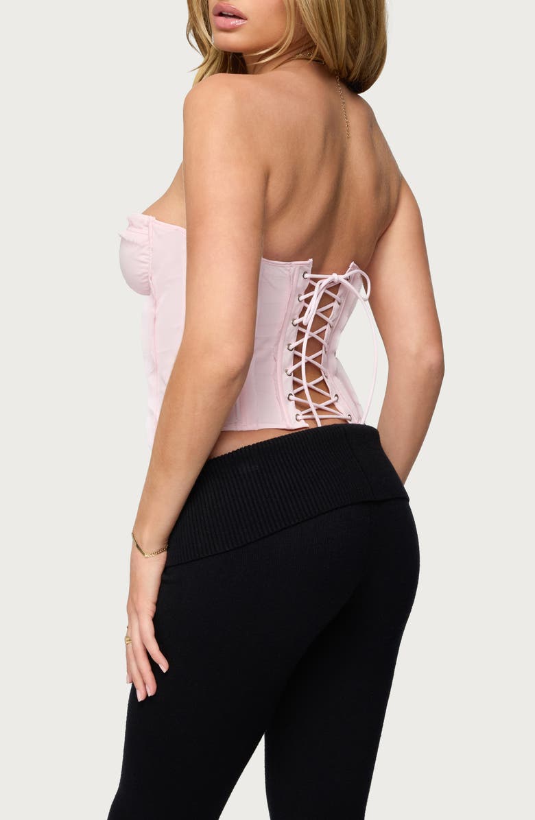 EDIKTED Naliah Raw Edge Underwire Crop Top, Alternate, color,