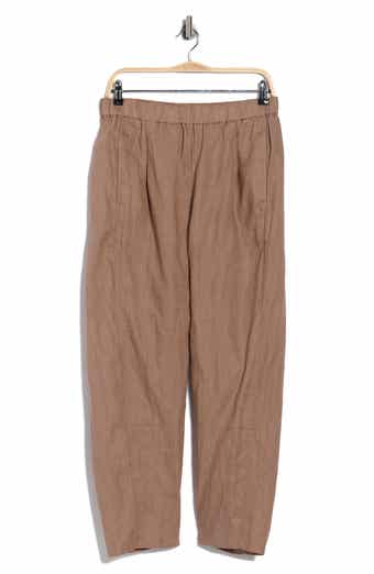 Eileen Fisher Pleated Organic Linen Lantern Pants