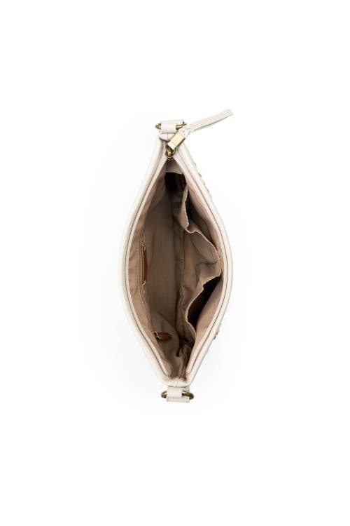 The Sak Melrose Crossbody Leather Bag In Neutral