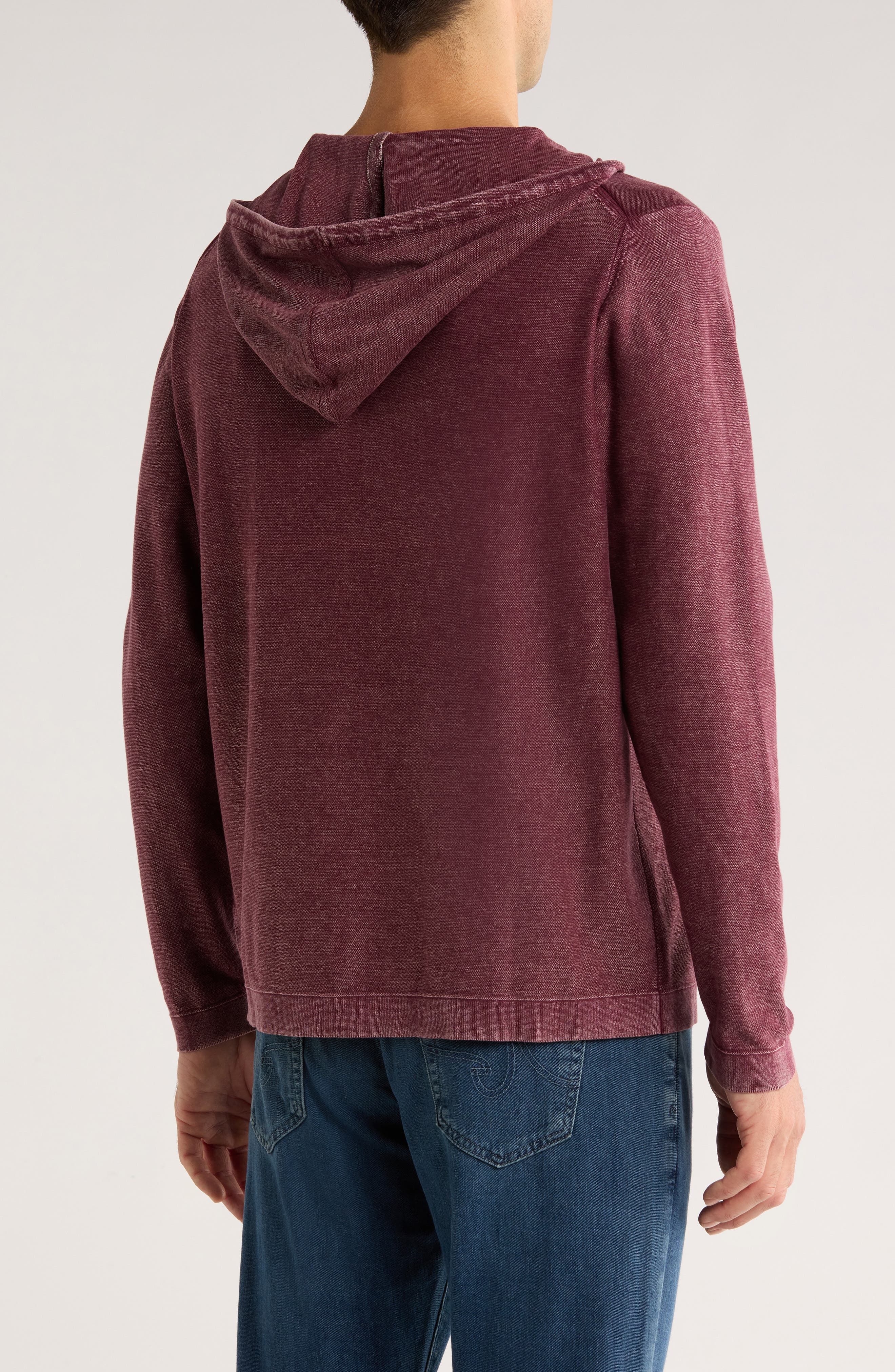 Stonewashed Cotton Hooded Sweater - image 4