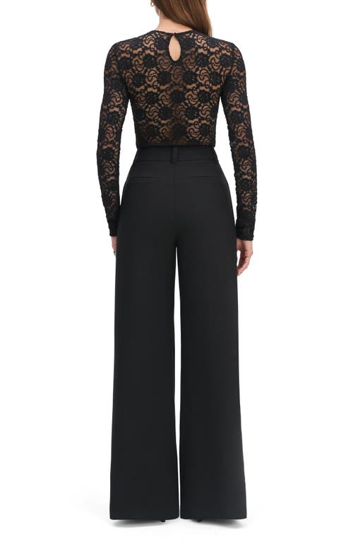Favorite Daughter The Heart Of A Woman Lace Bodysuit In Black