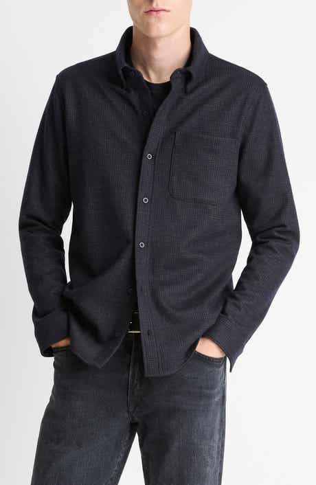 Plaid Button-Down Shirt