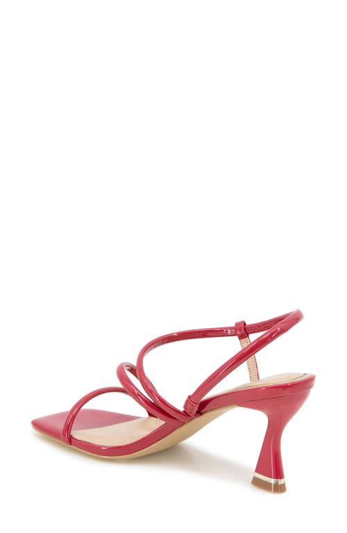 Kenneth Cole Dreama Patent Strappy Heel Sandal In Red Patent