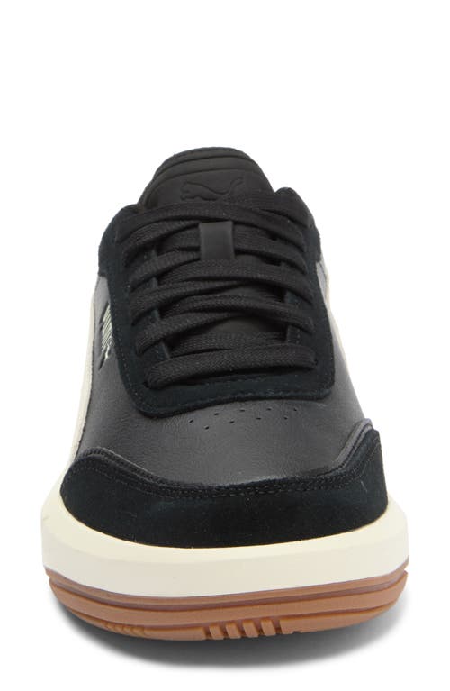 Puma Club Pearl Trainer Sneaker In  Black-alpine Snow