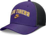 Nike Men's Nike Purple/Black LSU Tigers Legacy Arch Rise Performance Trucker Adjustable Hat