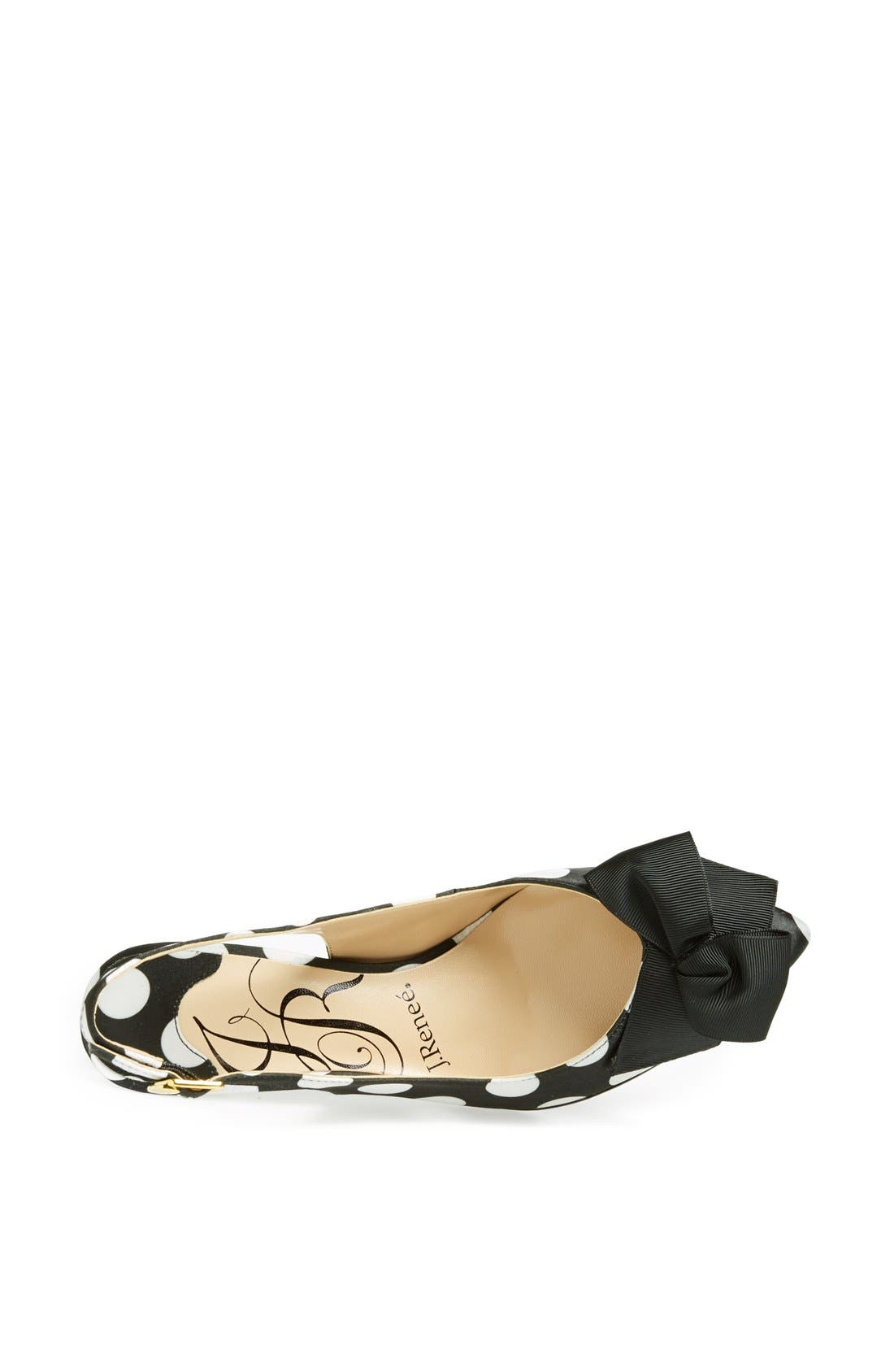 'Lilliana' Pump, Alternate, color, BLACK/ WHITE