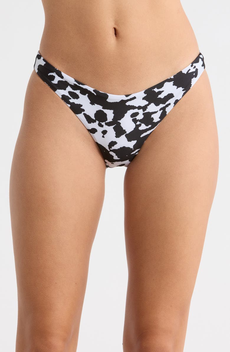 Maaji Sublimity Reversible Bikini Bottoms, Main, color, Black