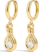 Luv AJ The Georgia Stone Knot Drop Earrings